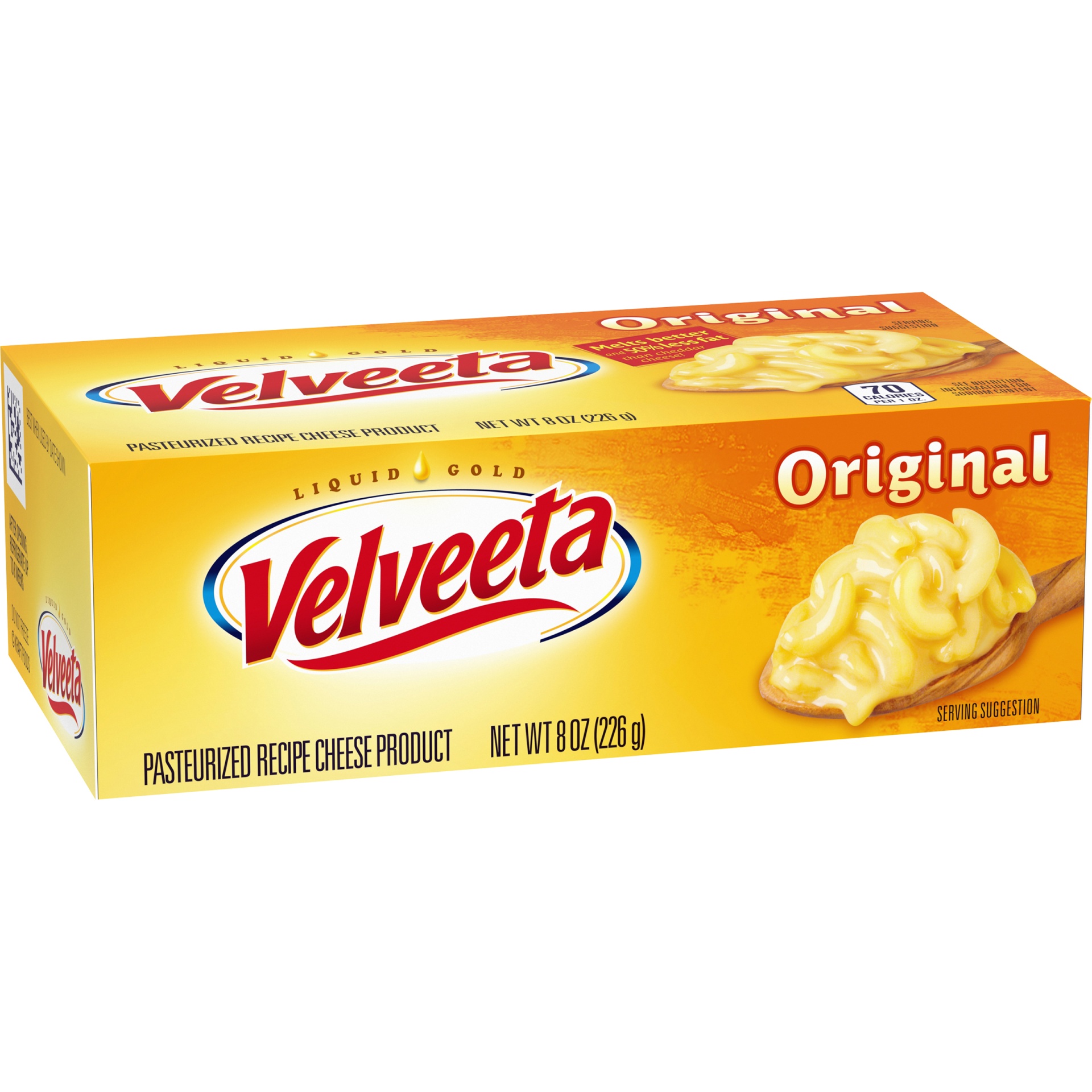 slide 2 of 6, Velveeta Original Pasteurized Recipe Cheese Product Block, 8 oz