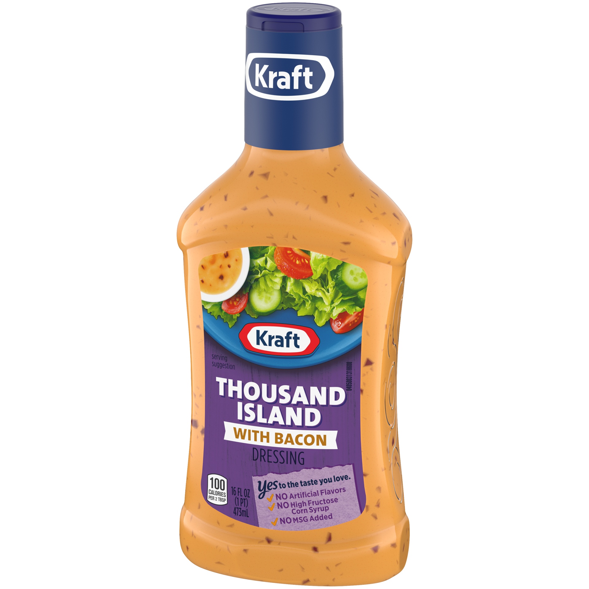 Kraft Thousand Island Salad Dressing with Bacon Bottle 16 fl oz | Shipt