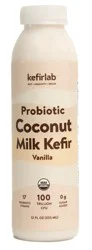 Kefir Lab Organic Probiotic Coconut Milk Kefir - Vanilla