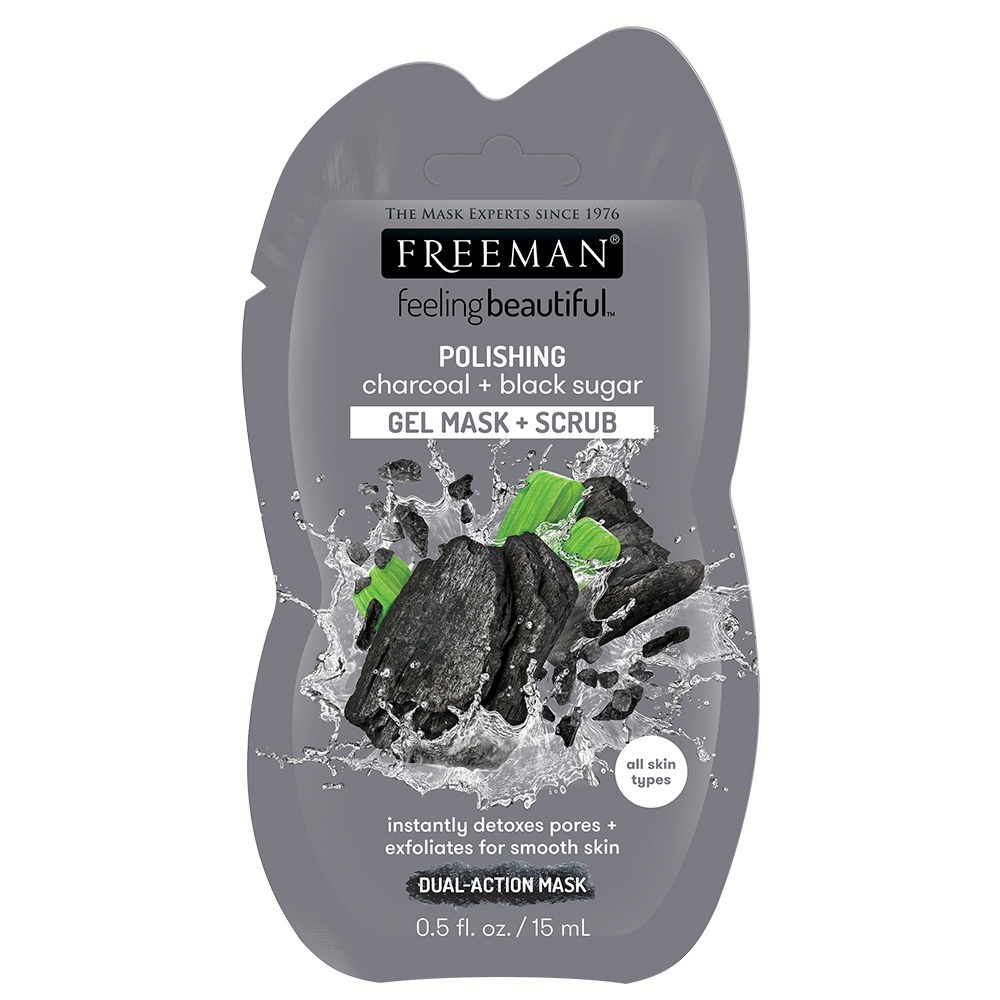 slide 1 of 7, Freeman Gel Mask + Scrub 0.5 oz, 0.5 oz