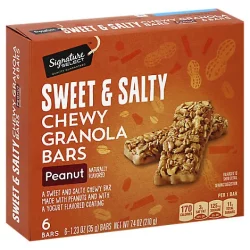 Signature Select Granola Bars Chewy Sweet N Salty Peanut