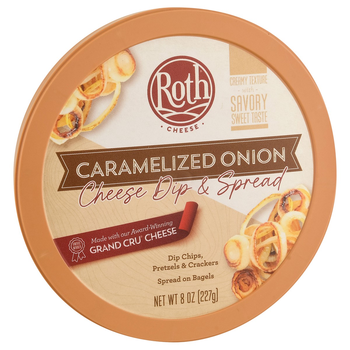 slide 6 of 16, Roth Caramelized Onion Cheese Dip, 8 oz