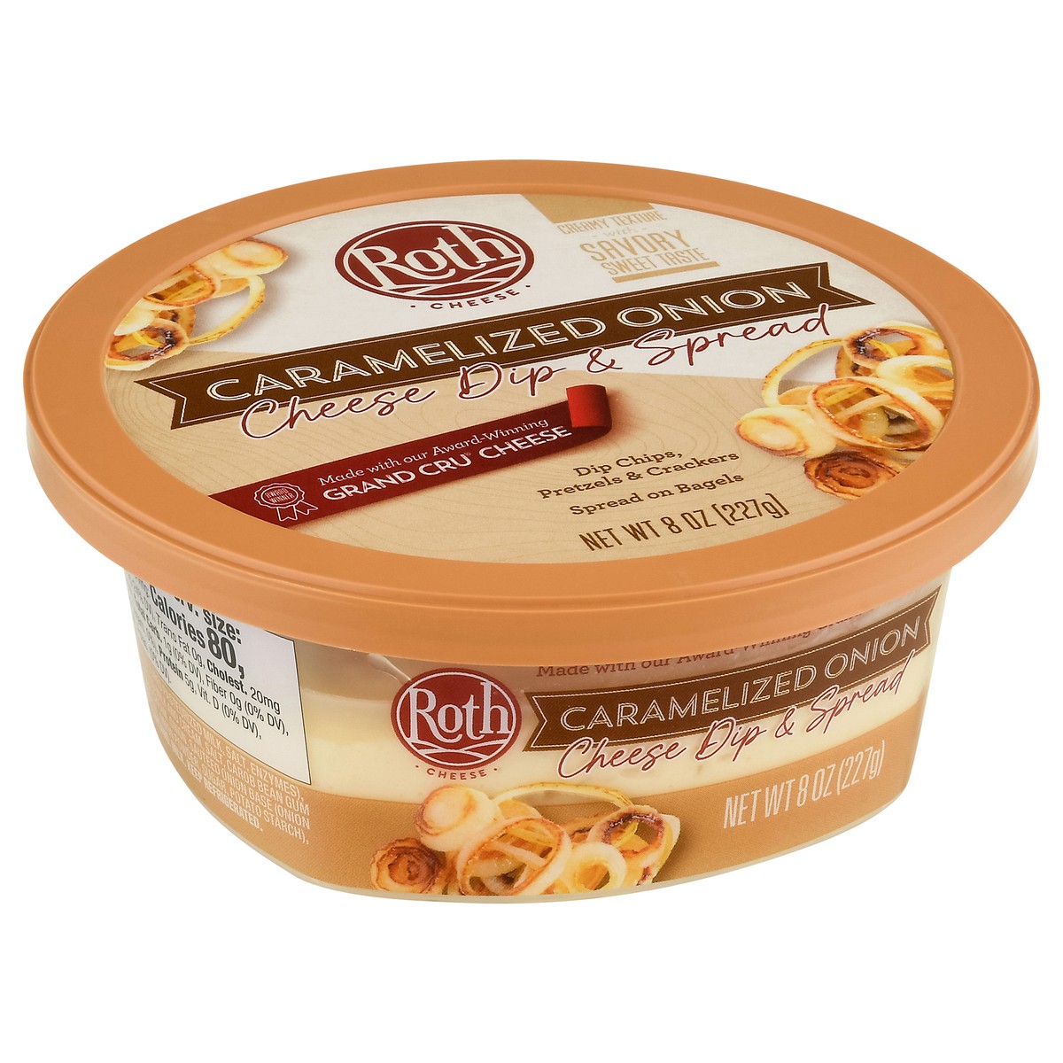 slide 15 of 16, Roth Caramelized Onion Cheese Dip, 8 oz