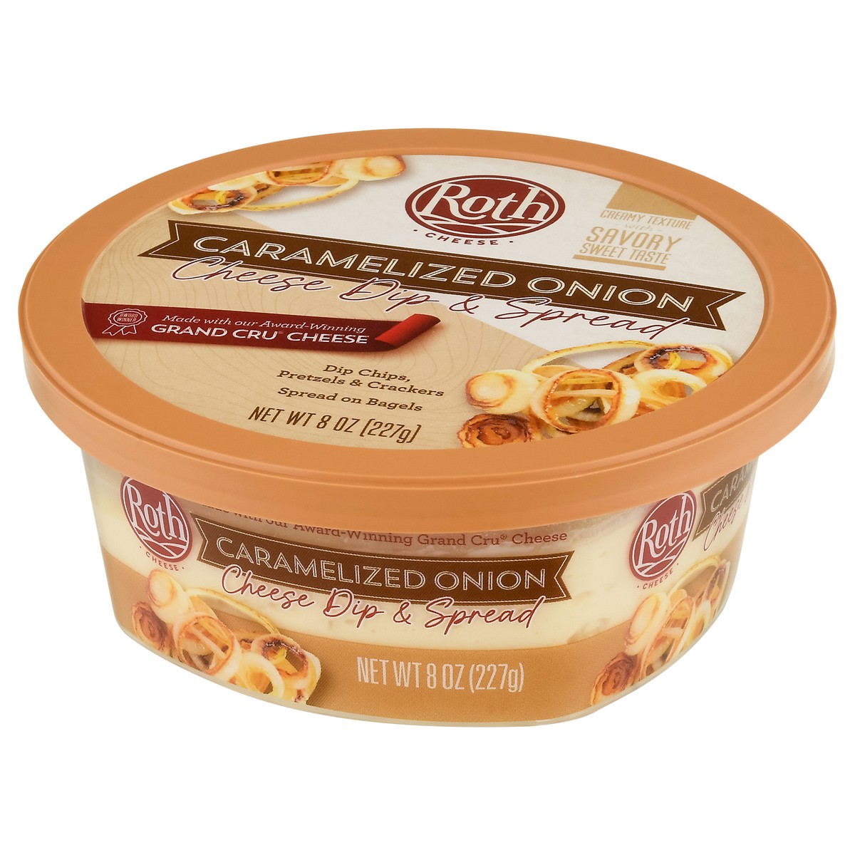 slide 9 of 16, Roth Caramelized Onion Cheese Dip, 8 oz