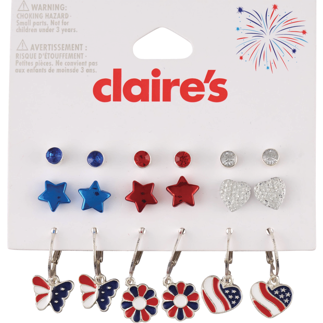 slide 1 of 1, CLAIRES Ss Stars Drop Mix, 1 ct