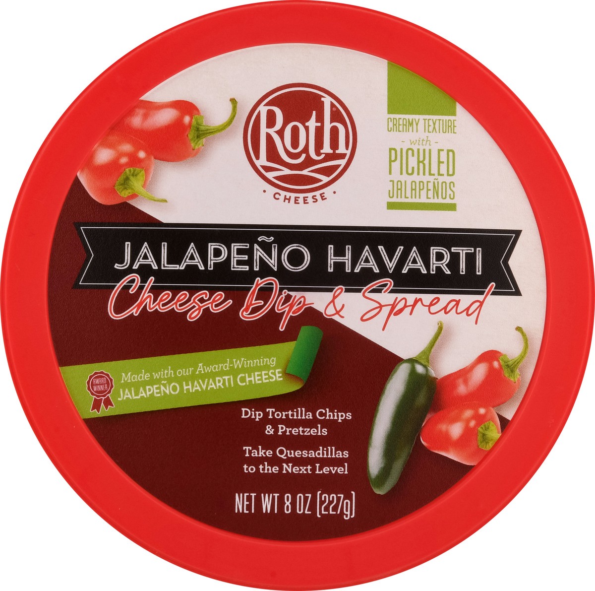 slide 12 of 16, Roth Jalapeno Havarti Cheese Dip - 8 oz, 8 oz