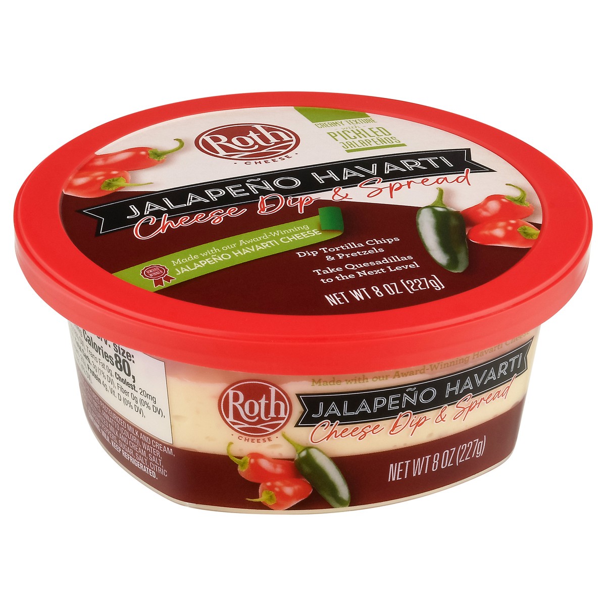slide 4 of 16, Roth Jalapeno Havarti Cheese Dip - 8 oz, 8 oz