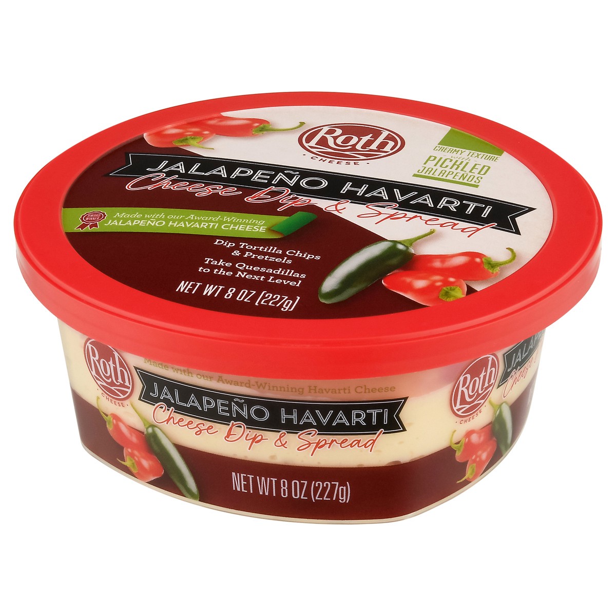 slide 6 of 16, Roth Jalapeno Havarti Cheese Dip - 8 oz, 8 oz