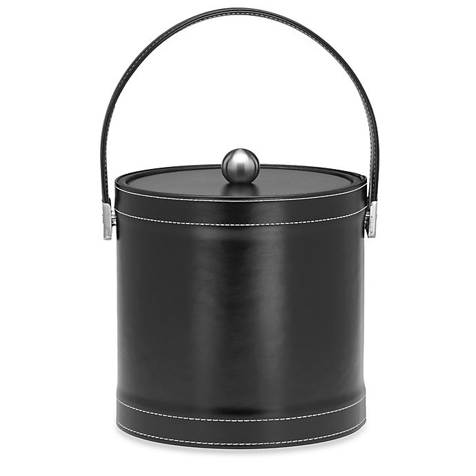 slide 1 of 1, Kraftware Stitch Ice Bucket - Black, 3 qt