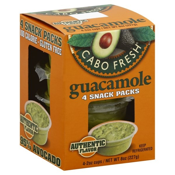slide 1 of 1, Cabo Fresh Auth Guac Singles, 4 ct