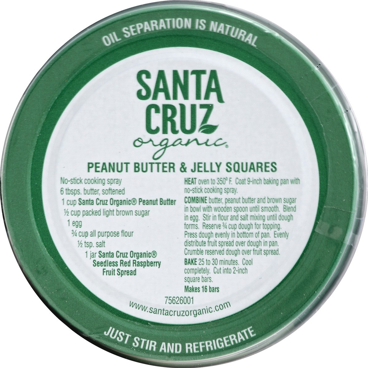 slide 2 of 6, Santa Cruz Organic Dark Roasted Creamy Peanut Butter, 16 oz