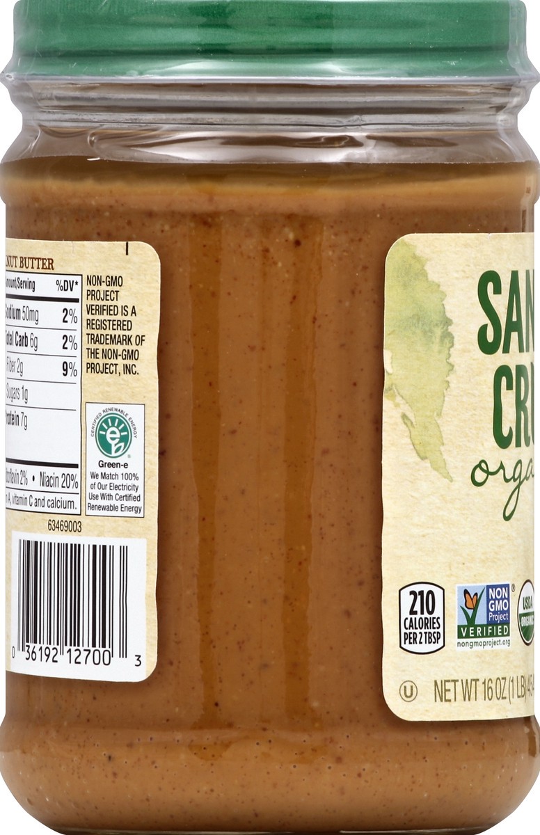 slide 4 of 6, Santa Cruz Organic Dark Roasted Creamy Peanut Butter, 16 oz