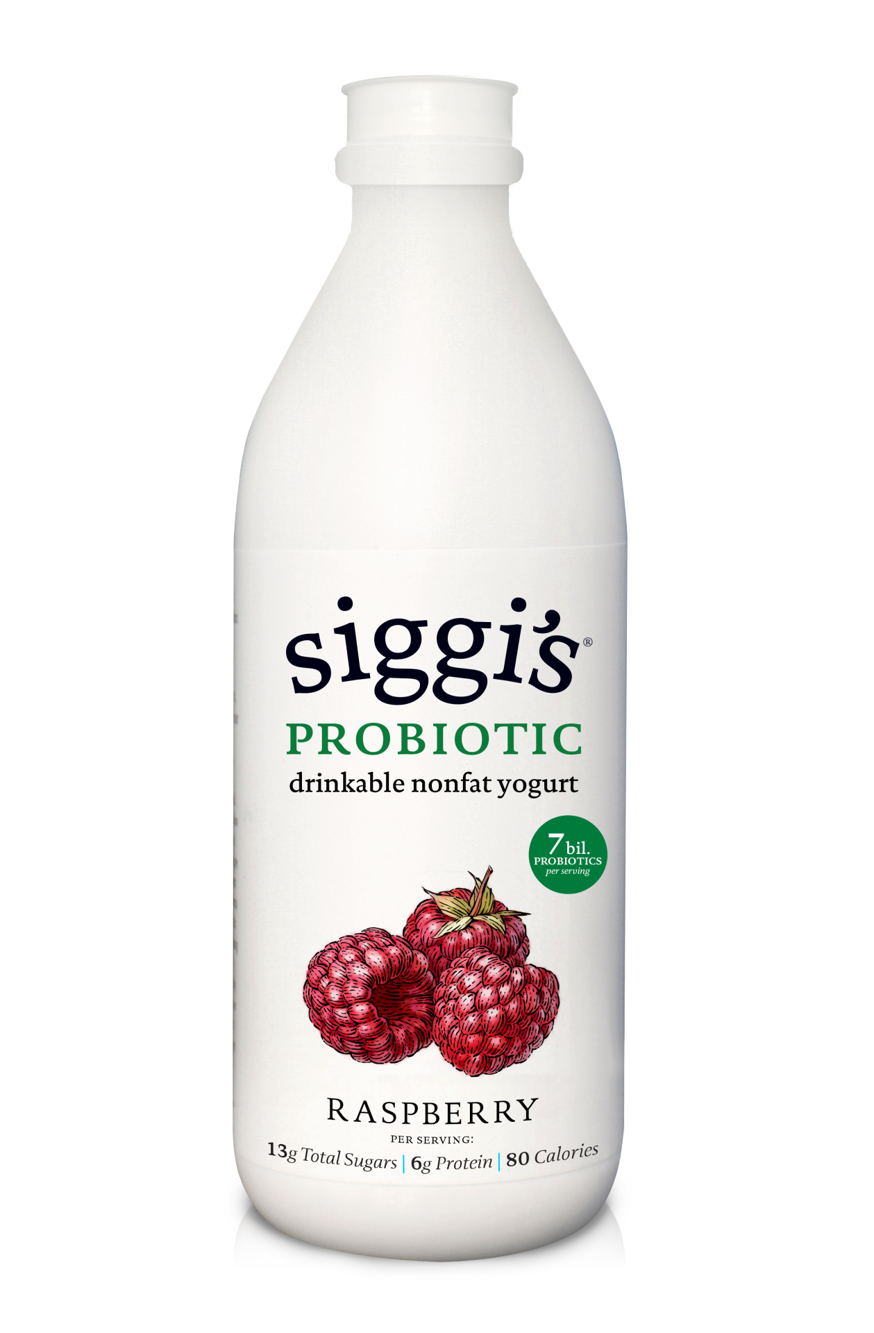 slide 1 of 3, Siggi's Raspberry Nonfat Yogurt Drink, 32 fl oz