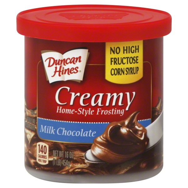 slide 1 of 1, Duncan Hines Creamy H/Sty Frosting Milk Chocolate, 16 oz