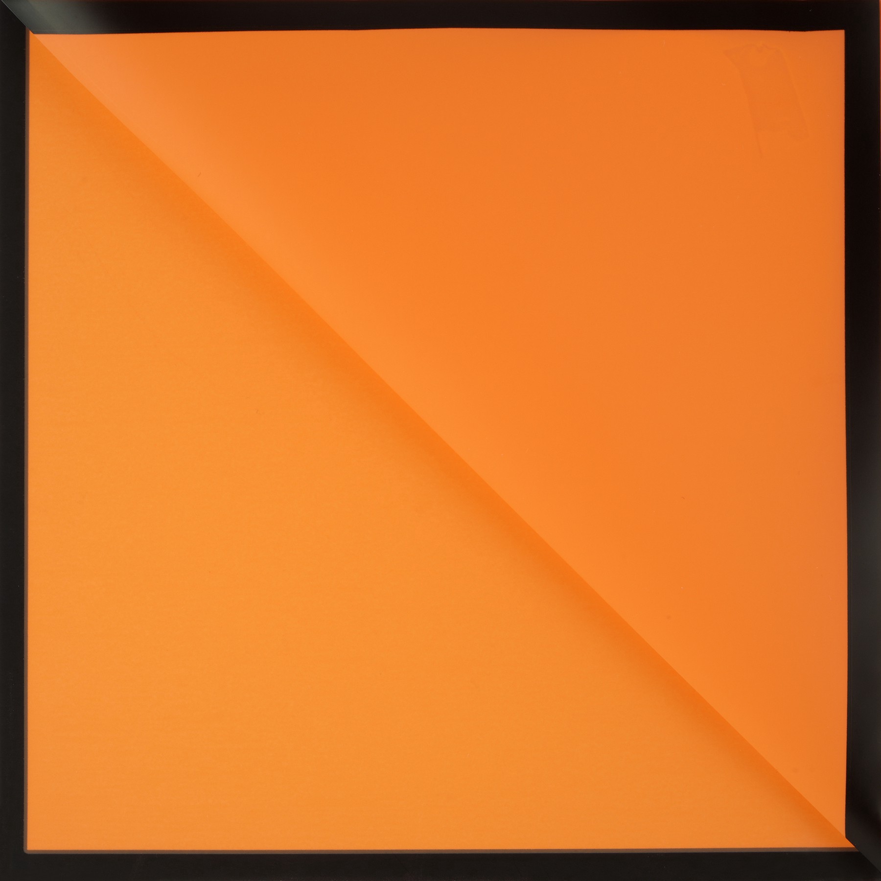 slide 2 of 2, Orange With Black Border Floral Wrapping Paper By Ashland, 22.75 in x 22.75 in