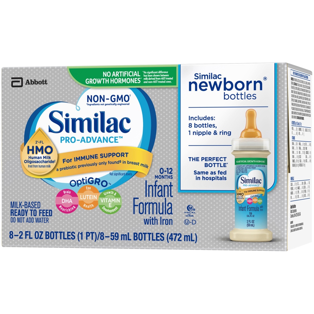 slide 3 of 7, Similac Optigro, Infant Formula With Iron Milk-based Powder, 2 fl oz