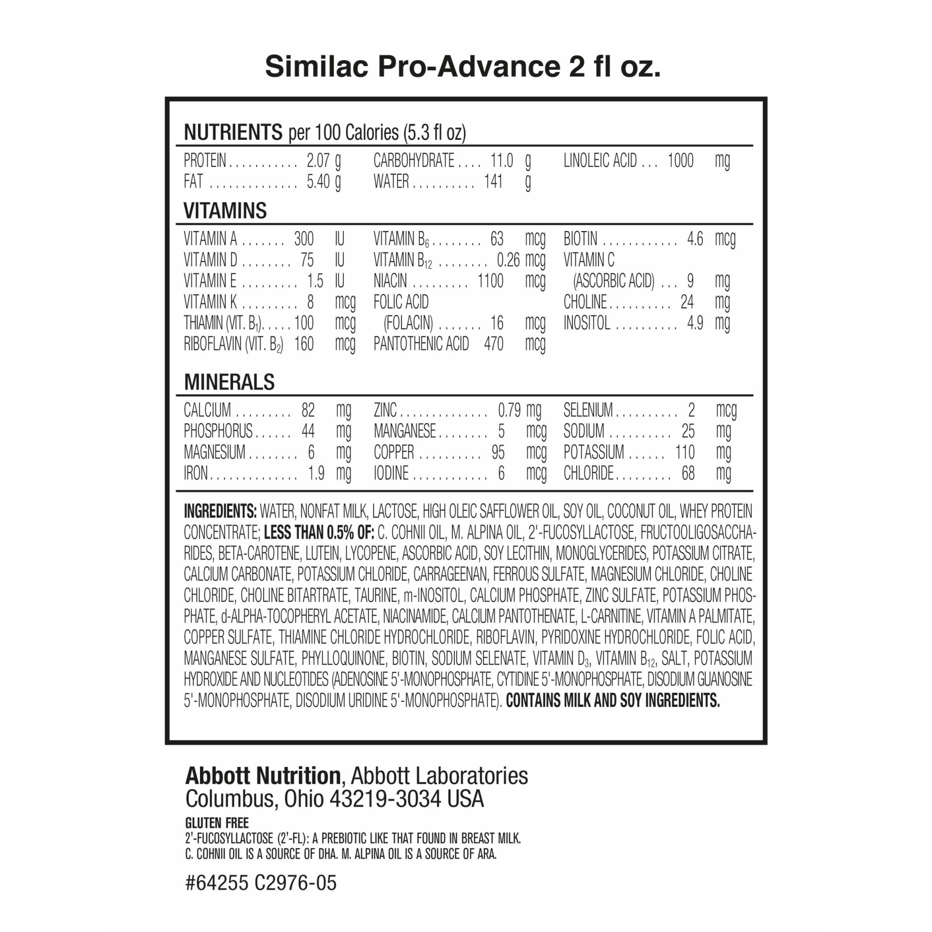 slide 6 of 7, Similac Optigro, Infant Formula With Iron Milk-based Powder, 2 fl oz