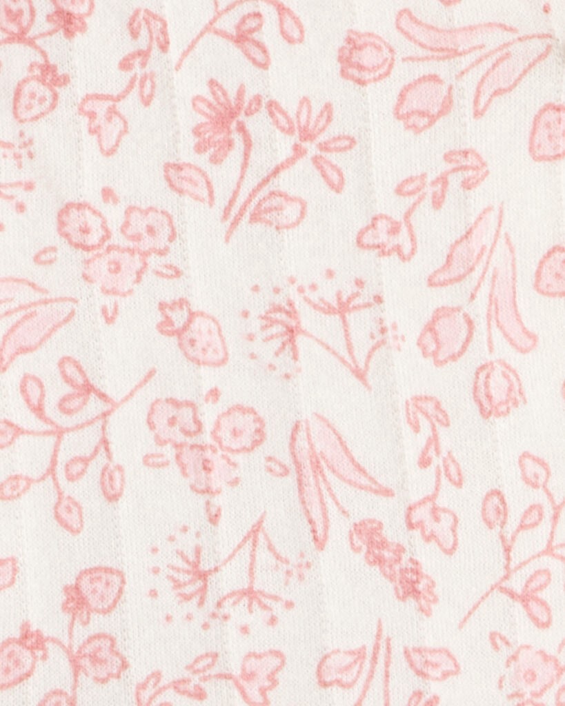 slide 4 of 4, Carter's Baby 3-Piece Floral Little Vest Set - Pink Pink 24M, 3 pc