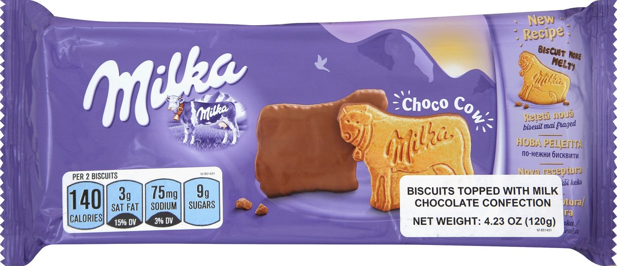 slide 1 of 5, Milka Biscuits 4.23 oz, 4.23 oz