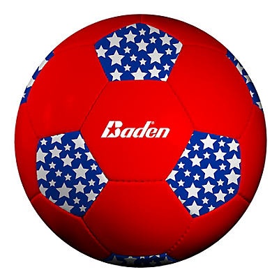 slide 1 of 1, Baden Patriotic Size 5 Soccer Ball, 1 ct