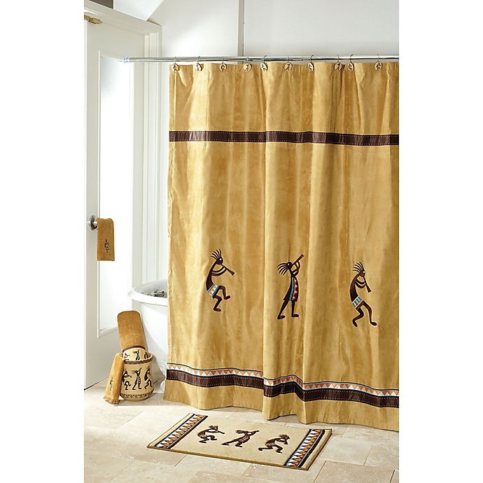 slide 2 of 2, Avanti Kokopelli Shower Curtain - Nutmeg, 1 ct