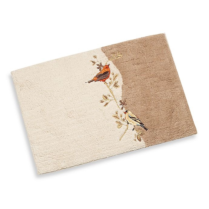 slide 1 of 1, Avanti Gilded Birds Bath Rug, 1 ct