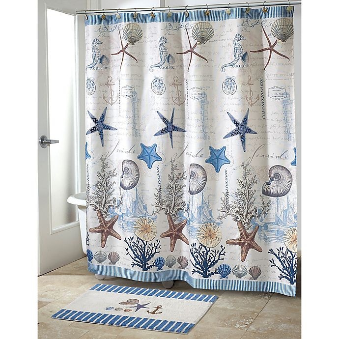 slide 2 of 2, Avanti Antigua Fabric Shower Curtain, 72 in x 72 in