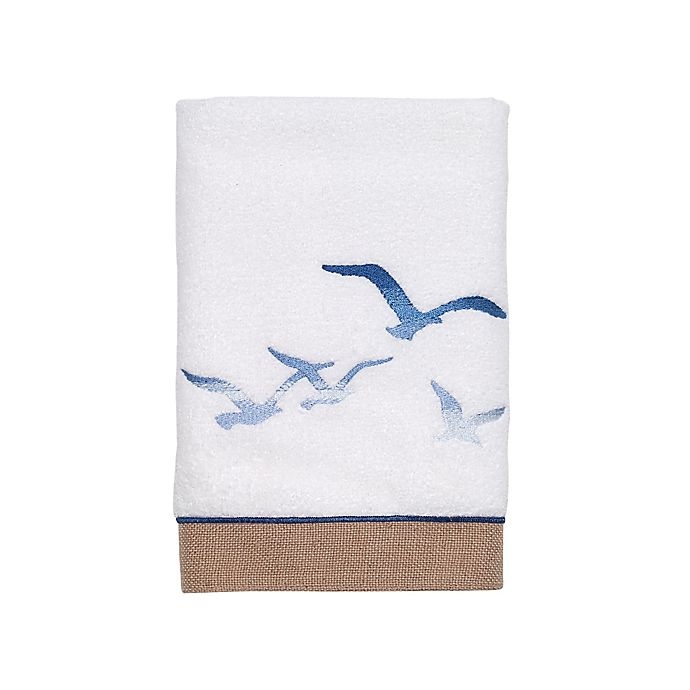 slide 3 of 4, Avanti Seagulls Bath Towel - White, 1 ct