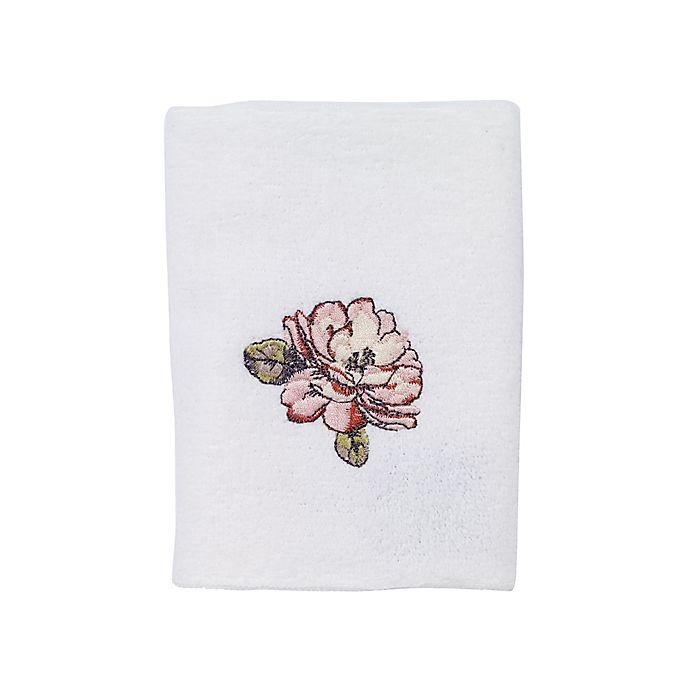 slide 4 of 5, Avanti Butterfly Garden Hand Towel - White, 1 ct