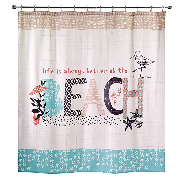 slide 2 of 2, Avanti Life at the Beach Shower Curtain, 1 ct