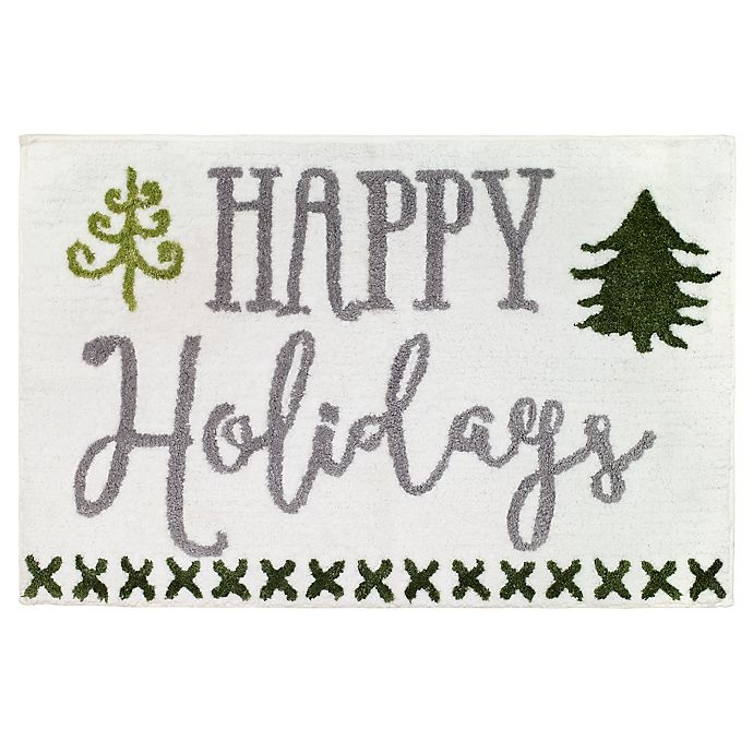 slide 1 of 1, Avanti Christmas Trees Bath Mat", 20 in x 30 in