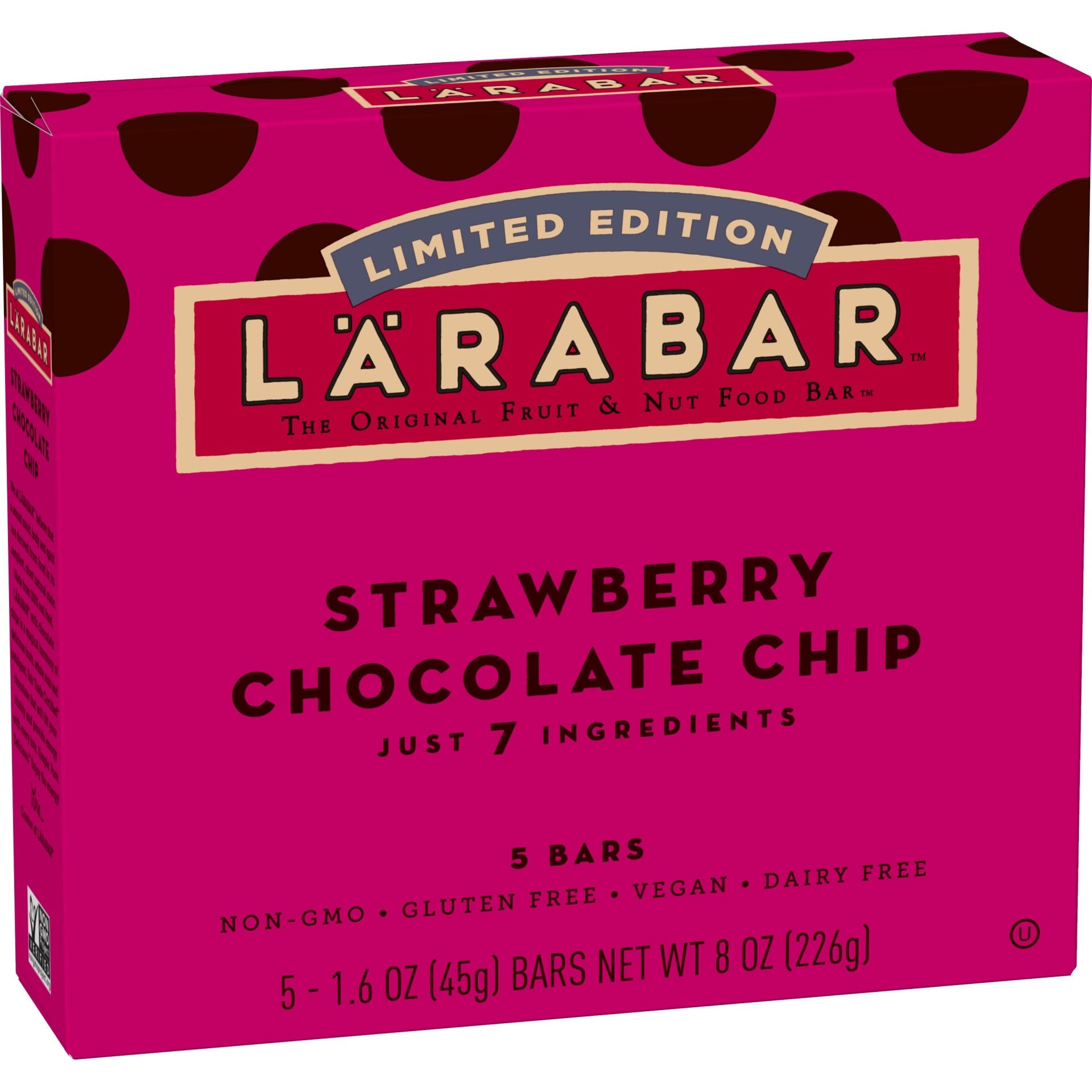 slide 1 of 3, Larabar Strawberry Chocolate Chip The Original Fruit & Nut Food Bars, 8 oz