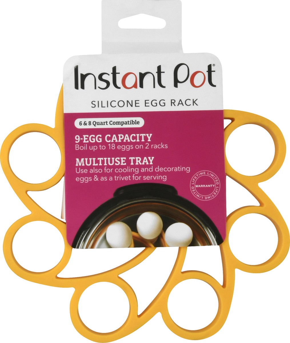 slide 4 of 10, Instant Pot Silicone Egg rack yellow, 1 ct