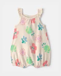 Carters Baby Girl Summer Beach Sleeveless Romper Multi 3M