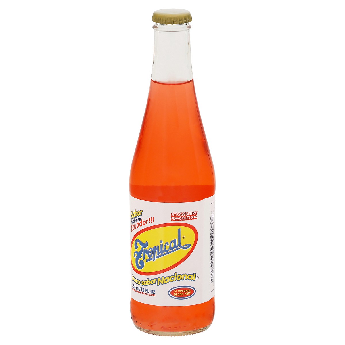slide 5 of 9, Tropical Strawberry Flavored Soda- 12 fl oz, 12 fl oz