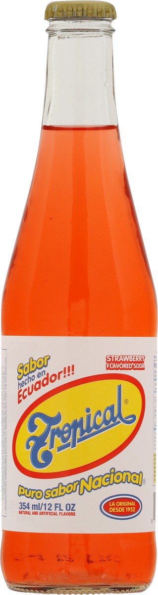 slide 7 of 9, Tropical Strawberry Flavored Soda- 12 fl oz, 12 fl oz