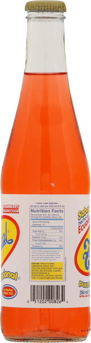 slide 4 of 9, Tropical Strawberry Flavored Soda- 12 fl oz, 12 fl oz