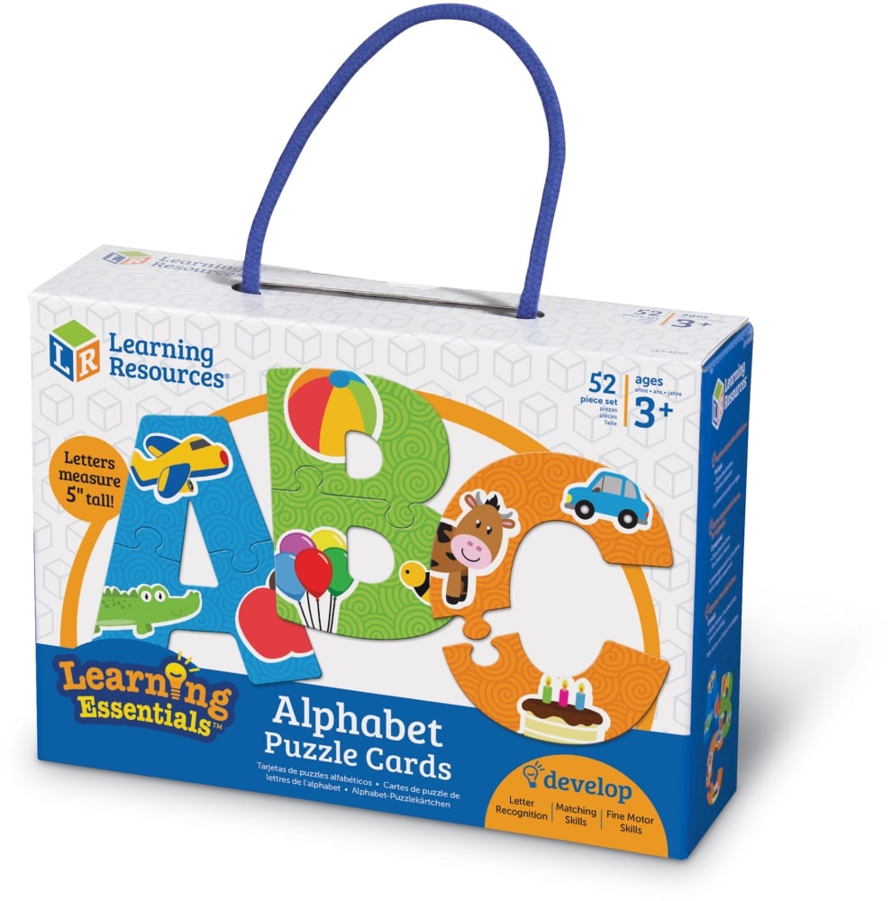 slide 1 of 1, Learning Resources Alphabet Puzzle Cards, 52 ct