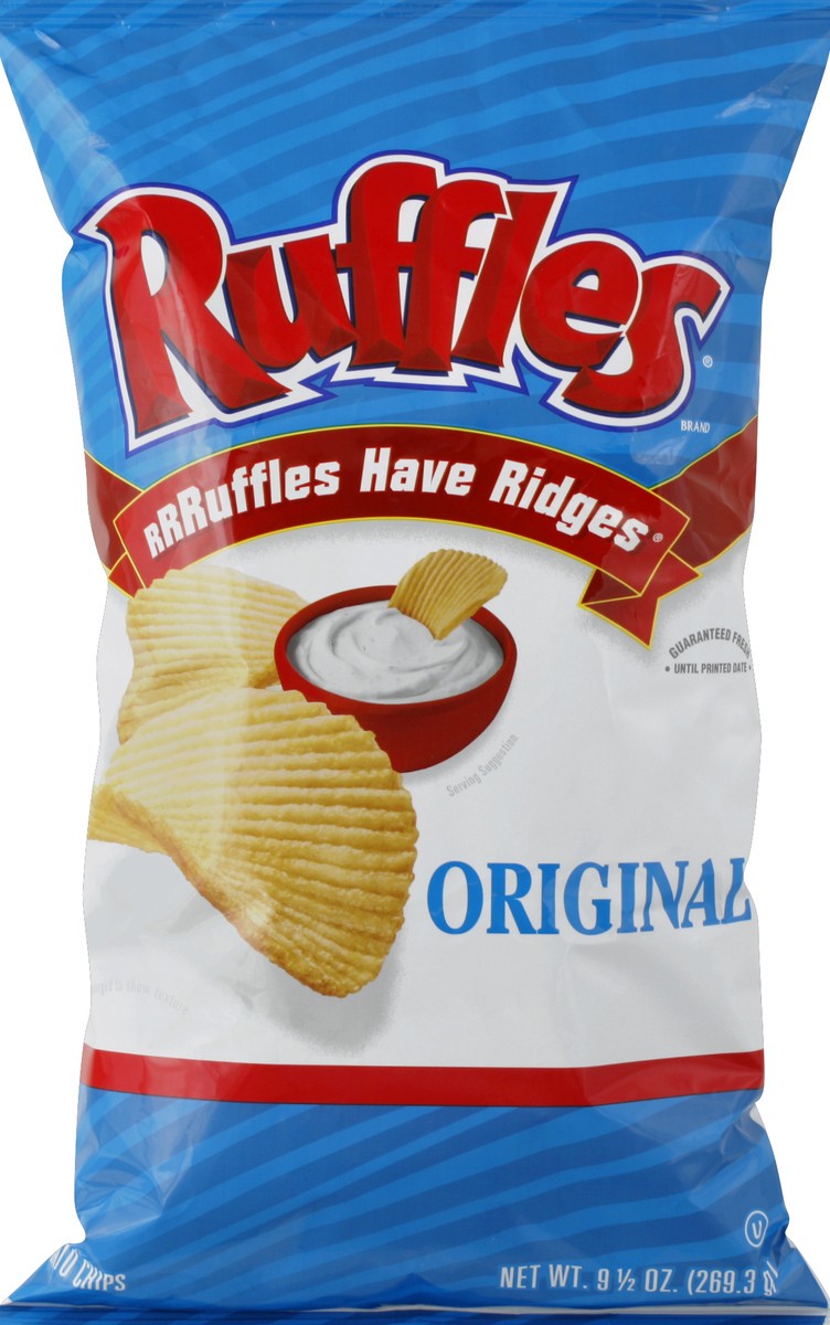 slide 3 of 6, Ruffles Potato Chips 9.5 oz, 9.5 oz