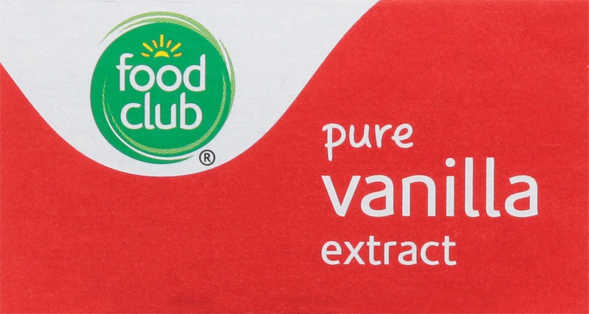 slide 9 of 13, Food Club Pure Vanilla Extract, 2 oz