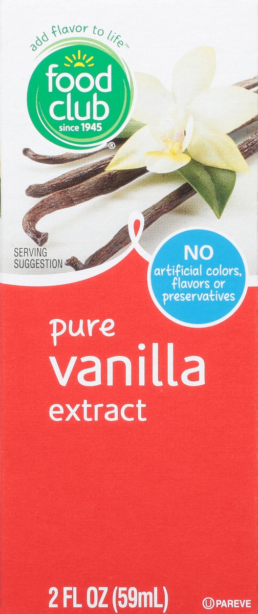 slide 6 of 13, Food Club Pure Vanilla Extract, 2 oz