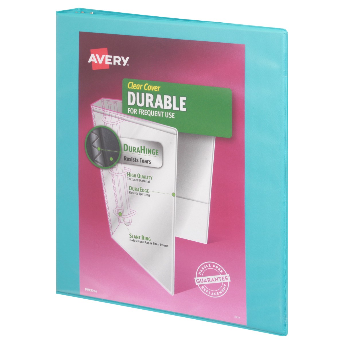 slide 7 of 9, Avery 1 Inch Durable Clear Cover Binder 1 ea, 1 ct