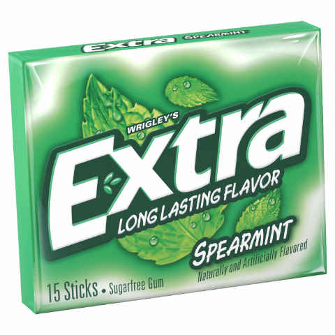slide 1 of 1, Extra Spearmint, 1 ct