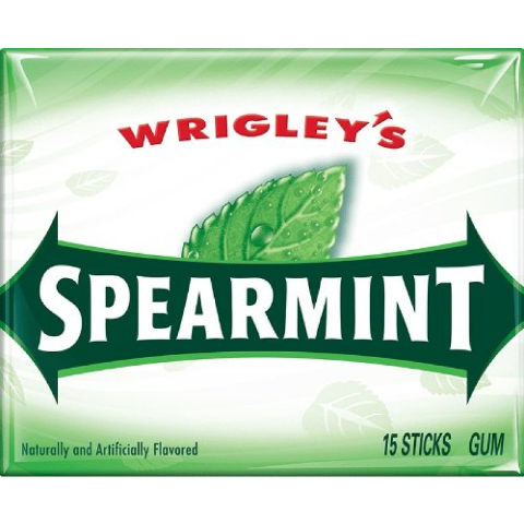 slide 1 of 1, Wrigley's Spearmint, 1 ct