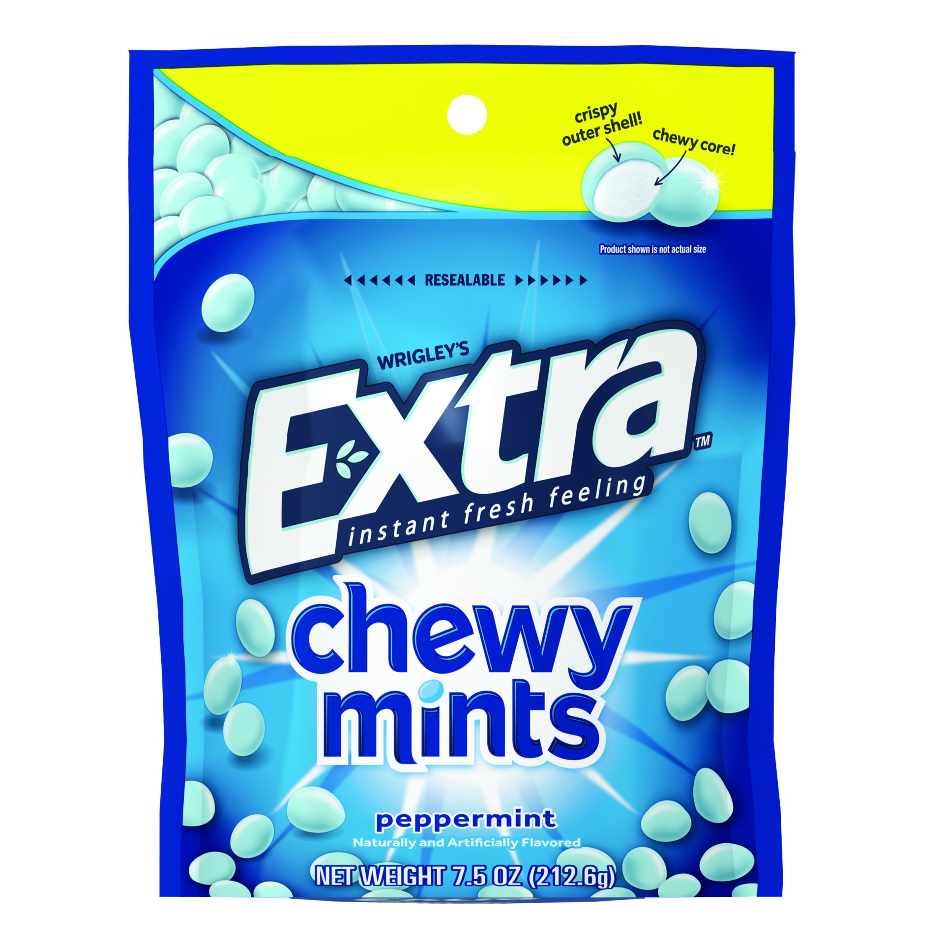 slide 1 of 1, Extra Chewy Mints Polar Ice, 7.5 oz