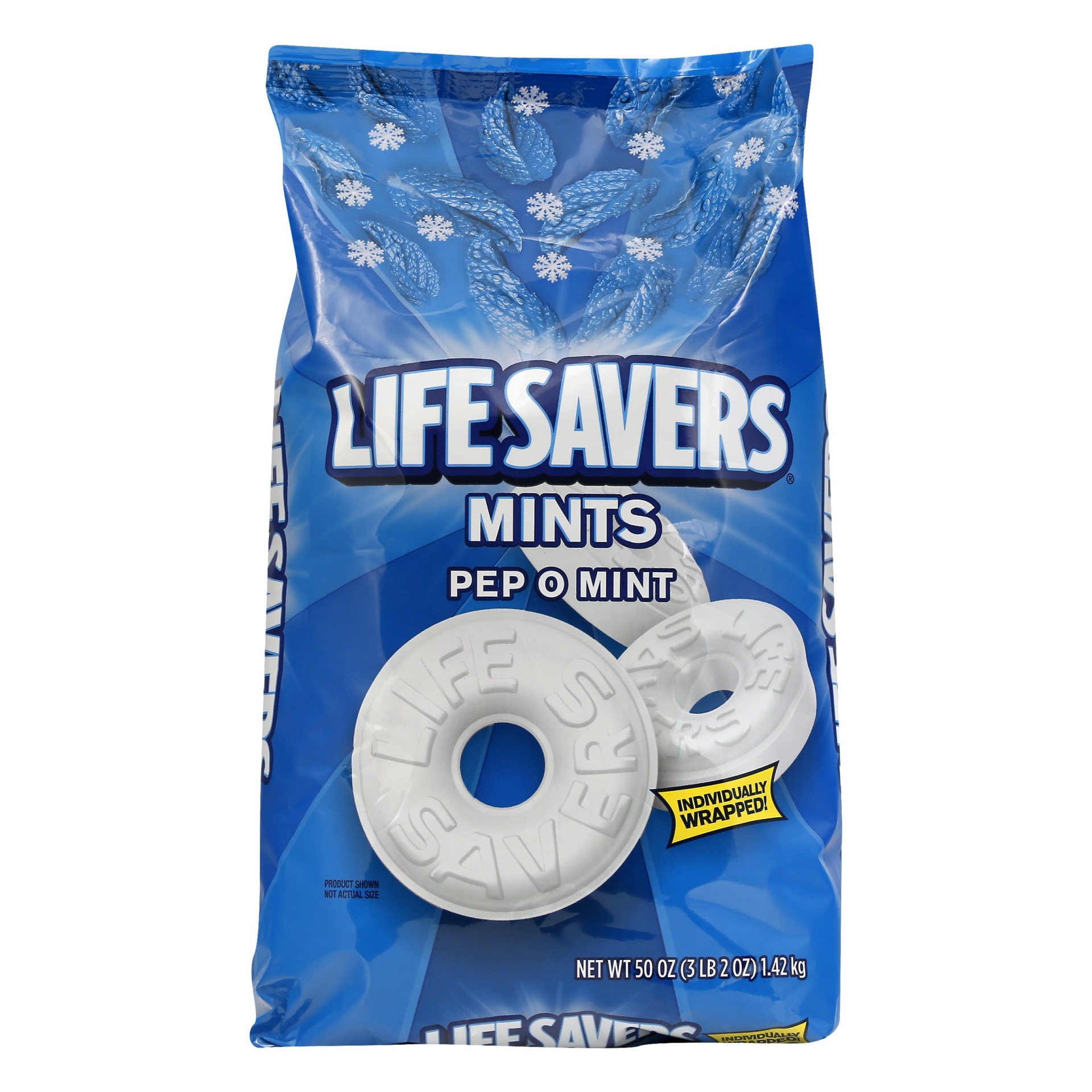 slide 1 of 7, Life Savers Lifesavers Pep-o-mint Mints, 50 oz