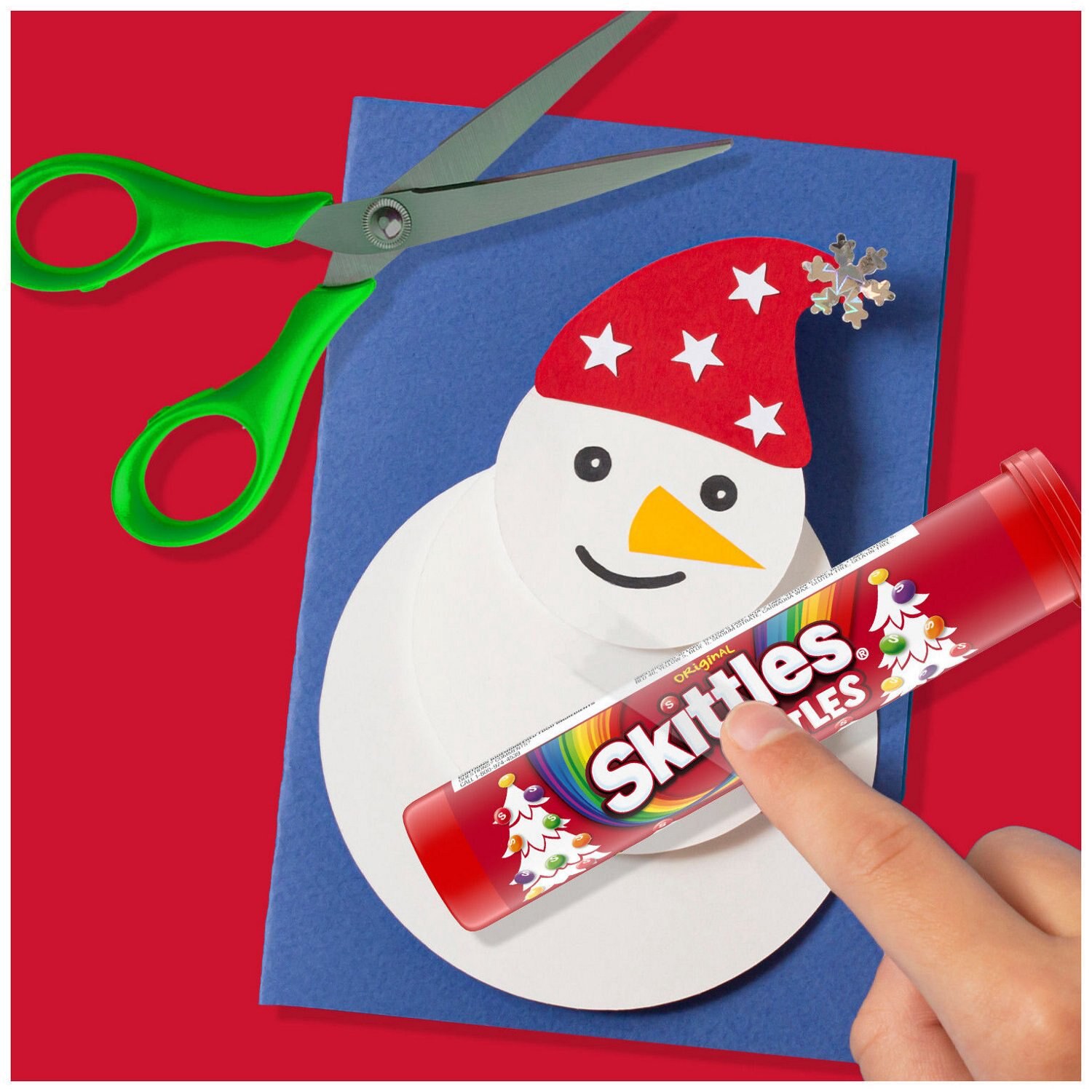 slide 6 of 8, SKITTLES LITTLES Original Chewy Christmas Candy, 1.9 Oz. Mega Tube, 1.9 oz
