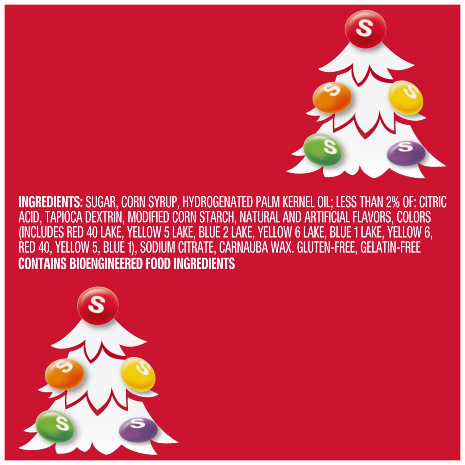 slide 3 of 8, SKITTLES LITTLES Original Chewy Christmas Candy, 1.9 Oz. Mega Tube, 1.9 oz