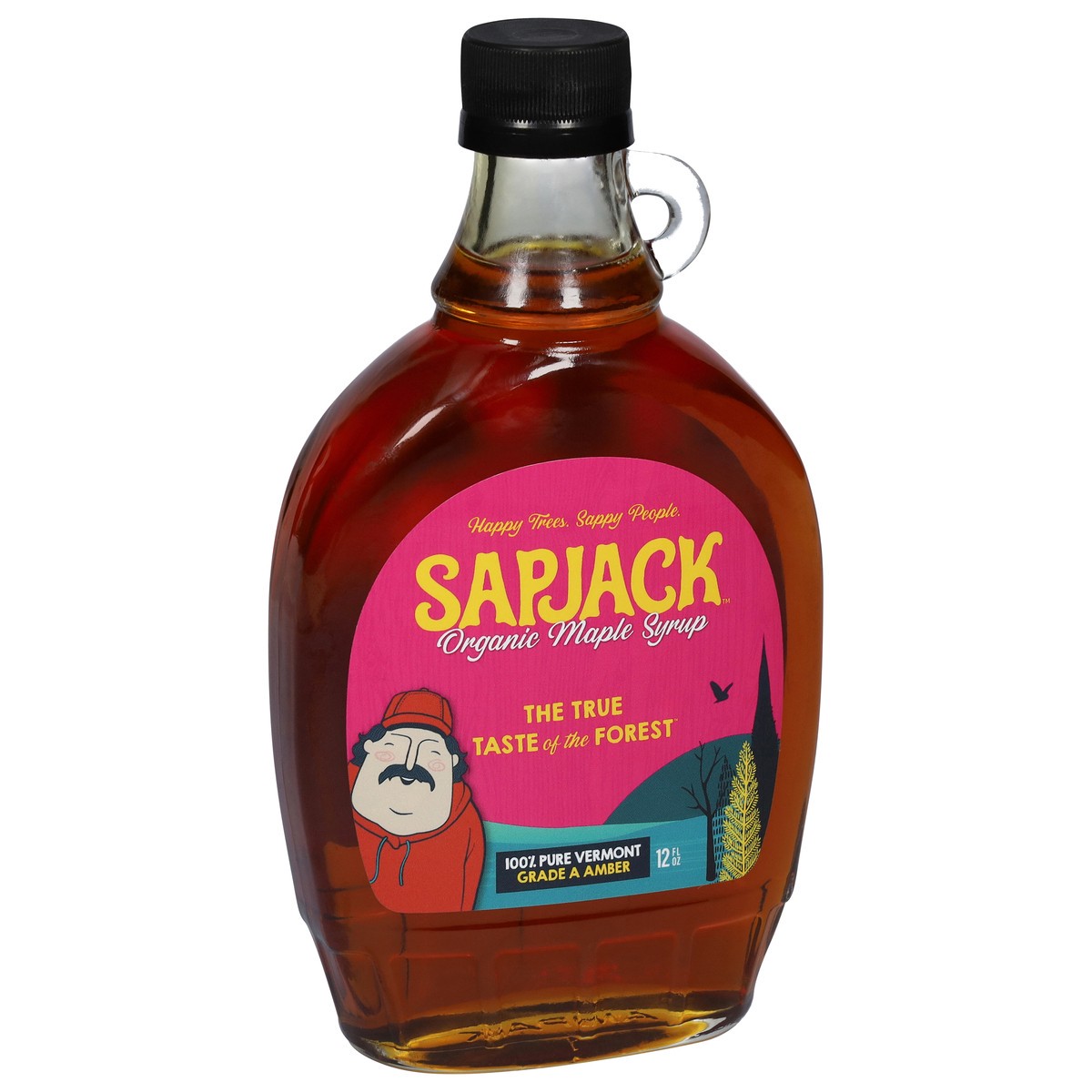 slide 3 of 9, Sapjack 100% Pure Organic Maple Syrup 12 fl oz, 12 fl oz