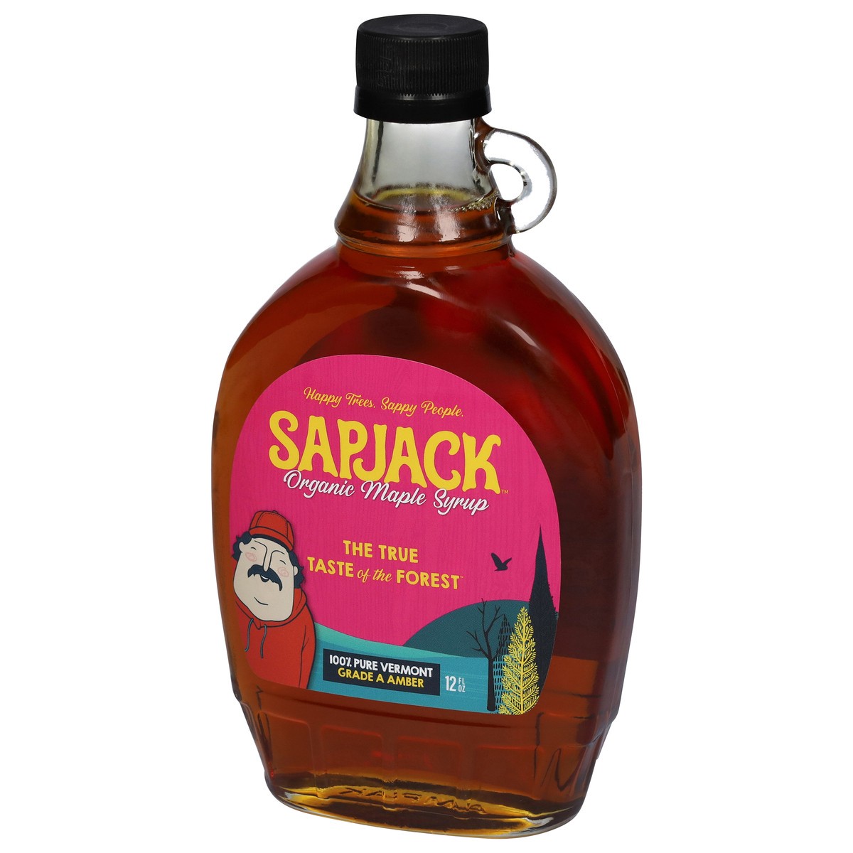 slide 4 of 9, Sapjack 100% Pure Organic Maple Syrup 12 fl oz, 12 fl oz